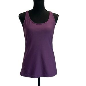 Gap body plum purple sports racer back tank top M